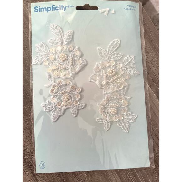 NWT Simplicity Appliqués Bridal Sew On Sealed - Picture 3 of 6
